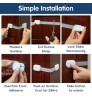 Value Pack Flexible Adjustable Baby Cabinet Lock For Baby Proofing Cabinets, Drawers, Appliances, Toilet Seat