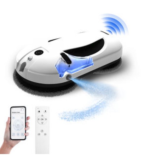 S2 Glass Window Cleaning Robot Water Spray with Remote App Control Cleaning Appliances