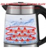 Home Appliance 1.7L 304 Stainless steel glass electric kettle