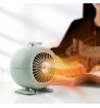 New Design electric air 400W bathroom desktop PTC foot heater Home and office portable personal table mini fan camping heater