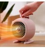 New Design electric air 400W bathroom desktop PTC foot heater Home and office portable personal table mini fan camping heater