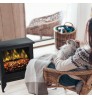 Customized Indoor Home Free Standing Decor Led Flame Electric Fireplace Heater