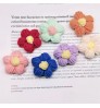 4.5CM Knitting Wool Flower Fake Flowers For DIY Hair Accessories Shoes Garment & Processing Accessories