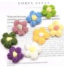 4.5CM Knitting Wool Flower Fake Flowers For DIY Hair Accessories Shoes Garment & Processing Accessories