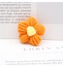 4.5CM Knitting Wool Flower Fake Flowers For DIY Hair Accessories Shoes Garment & Processing Accessories