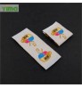 Free sample garment & processing accessories private clothing brand name logo damask woven tag garment labels