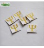 Free sample garment & processing accessories private clothing brand name logo damask woven tag garment labels