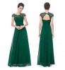 Women's Elegant Floral Long Lace Evening Party Maxi Dress Formal Prom Wedding Bridesmaid Dress