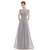 Women's Elegant Floral Long Lace Evening Party Maxi Dress Formal Prom Wedding Bridesmaid Dress