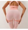 S-4XL Women Yoga Set 3Pcs Sports Seamless Gym Leggings Long Sleeve Crop Top Bra and Jacket Fitness Sportswear Tracksuit