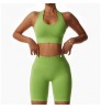 Yoga Active Wear Set Ropa De Deportiva Mujer Workout Clothing Suit Fitness Clothes Sportswear Seamless Women Gym Yoga Wear Set