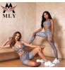 Custom Sportswear Ladies Yoga Sets Stylish Short yoga wear Outdoor Workout Active Suit for women