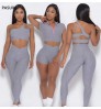 PASUXI Wholesale Activewear Sportswear 4 Piece Set Women Gym Fitness Sets Yoga Wear Workout Yoga Short Pants Set