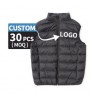 Custom Clothing Factory Vendors 3M Thinsulate Fiber Substitute Down Men's Vest Jacket With Your Logo