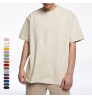 Asian Size China Manufacturer Custom Clothing Men's T-shirts 280gsm Heavy Cotton Oversized Drop Shoulder T Shirt