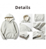 Fiilee 100% Cotton Men Hoodies Set, Plus Size Men's Hoodies & Sweatshirts,Custom Men's Clothing Custom Hoodies Men Sweatshirts