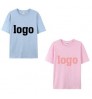 Wholesale factory cheap price 100 cotton summer style shirt custom logo men's clothing plus size for women and men