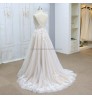 2022 New arrive french lace with soft A line skirt wedding dress bridal gowns