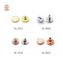 Handbags metal accessories factory wholesale fashion metal pop rivets and studs for bags/purse/garment