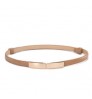 Simple Versatile Fashion Ladies Waist Belt Thin Skinny Metal Gold Elastic Buckle Waistband Dress Accessories Women Fashion Belts