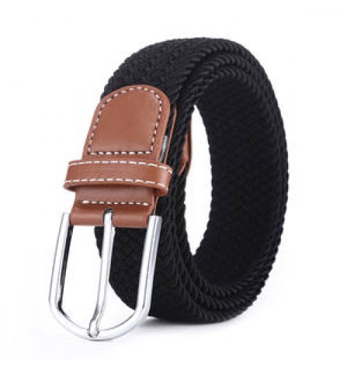 Factory Custom webbing Accessories Braided Belt Fabric weaving Casual Golf Pants Jeans Shirts Accessories