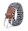 Factory Custom webbing Accessories Braided Belt Fabric weaving Casual Golf Pants Jeans Shirts Accessories