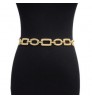 Metal Chain Dress Accessories Women Casual Punk Gold Belt