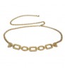 Metal Chain Dress Accessories Women Casual Punk Gold Belt