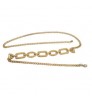 Metal Chain Dress Accessories Women Casual Punk Gold Belt