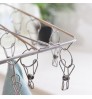 Clothes Popular Metal Clothes Pegs 4mm Wire Frame Square Sock Hanger With 30 Clips