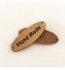 DIY Accessories Embossed Logo Clothing Leather Patches Handmade Leather Label For Children Clothes