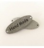 DIY Accessories Embossed Logo Clothing Leather Patches Handmade Leather Label For Children Clothes