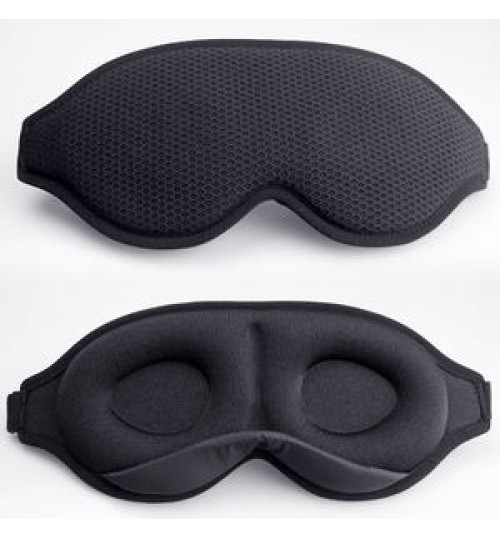 amazon top seller eye sleeping mask 3d contoured sleep mask memory foam concave eye mask with earplug