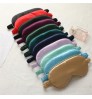 3PCS artificial silk eye mask cloth bag earplugs travel portable shading eye mask set home sleep eye mask