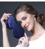 High Quality Double Layer Silk Polyester Soft Custom Logo Print Sleep Satin Ear Muffs Collagen Eye Mask