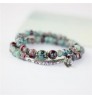 Ethnic Accessory Pulseira Jewelry Creative Handmade DIY Double Layer Porcelain Ceramic Bead Bracelet