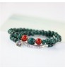 Ethnic Accessory Pulseira Jewelry Creative Handmade DIY Double Layer Porcelain Ceramic Bead Bracelet