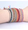 Popular Creative Literary Accessories Ethnic Tibetan String Bracelet Tassel Braided Rope Friendship Bracelet for Women