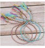 Popular Creative Literary Accessories Ethnic Tibetan String Bracelet Tassel Braided Rope Friendship Bracelet for Women