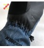 Customized snowmobile skiing sports gloves leather winter touchscreen mitten