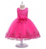 European style girl wedding dress for kids lovely birthday party sleeveless tutu dresses for child clothing 2-10 years old