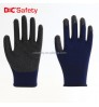 Gloves Hot-selling 13G Red Polyester Latex Crinkle Coated Safety Hand Protective Work Garden Gloves