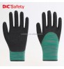 Gloves Hot-selling 13G Red Polyester Latex Crinkle Coated Safety Hand Protective Work Garden Gloves