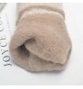 Custom China warm winter Gloves Touch Screen Mittens Knitted Velvet Christmas Magic Fashion Acrylic Gloves & Cashmere Mittens