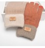 Custom China warm winter Gloves Touch Screen Mittens Knitted Velvet Christmas Magic Fashion Acrylic Gloves & Cashmere Mittens