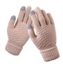 Gloves & Mittens Customize Acrylic Winter Touchscreen Magic Gloves Women Men Warm Stretch Knitted Wool Mittens ScreenAcrylic Gl