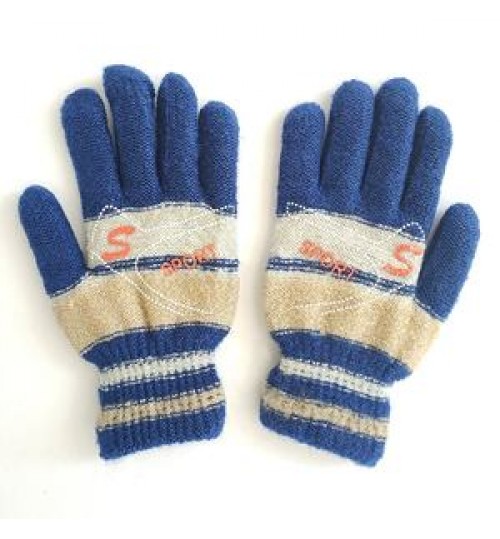 2022 winter new arrival gloves mittens male winter knitting gloves THICKEN