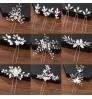 Customized Women Hair Pins Hair Accessories Wedding Accessories Jewelry Pearl Rhinestone Flower Hair Clip