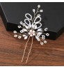 Customized Women Hair Pins Hair Accessories Wedding Accessories Jewelry Pearl Rhinestone Flower Hair Clip