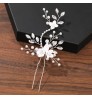 Customized Women Hair Pins Hair Accessories Wedding Accessories Jewelry Pearl Rhinestone Flower Hair Clip